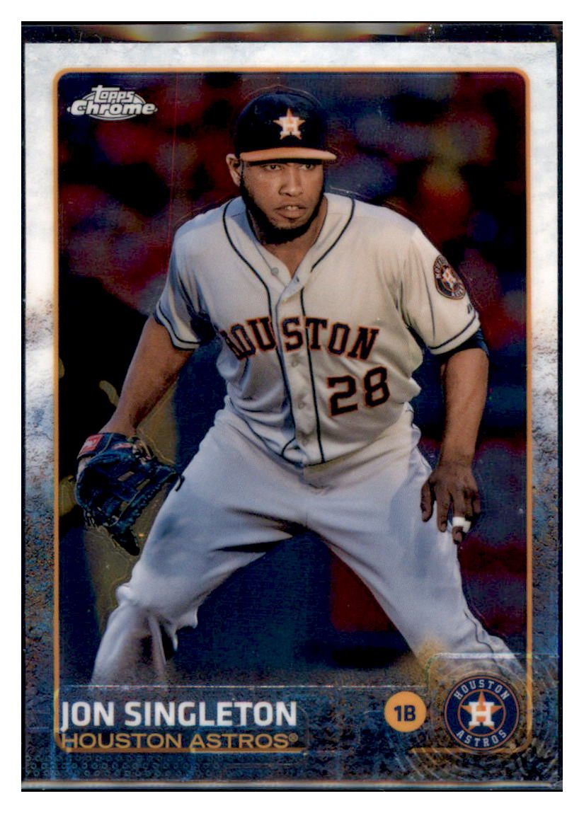2015 Topps Chrome Jon Singleton Houston Astros #40 Baseball Card   DBT1A simple Xclusive Collectibles   