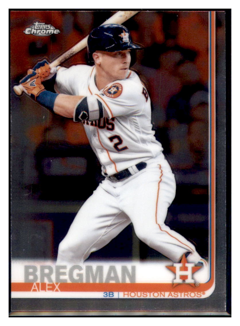 2019 Topps Chrome Alex Bregman    Houston Astros #19 Baseball Card   DBT1A simple Xclusive Collectibles   