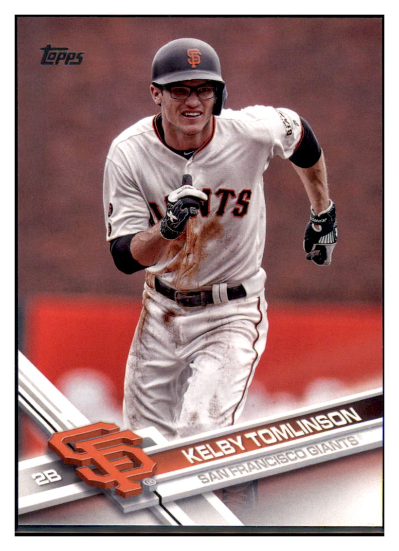 2017 Topps Kelby Tomlinson    San Francisco Giants #510 Baseball
  Card   DBT1A simple Xclusive Collectibles   