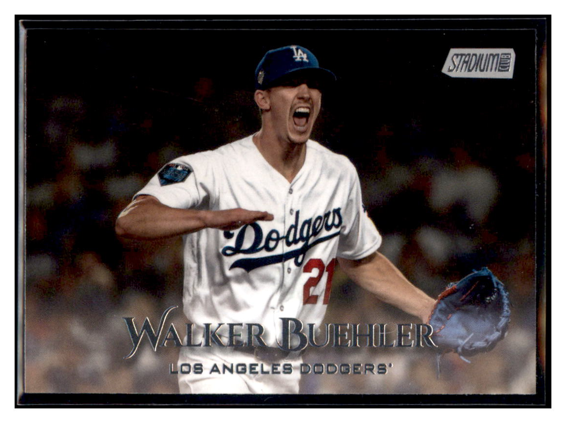 2019 Stadium Club Walker Buehler    Los Angeles Dodgers #116 Baseball
  Card   DBT1A simple Xclusive Collectibles   