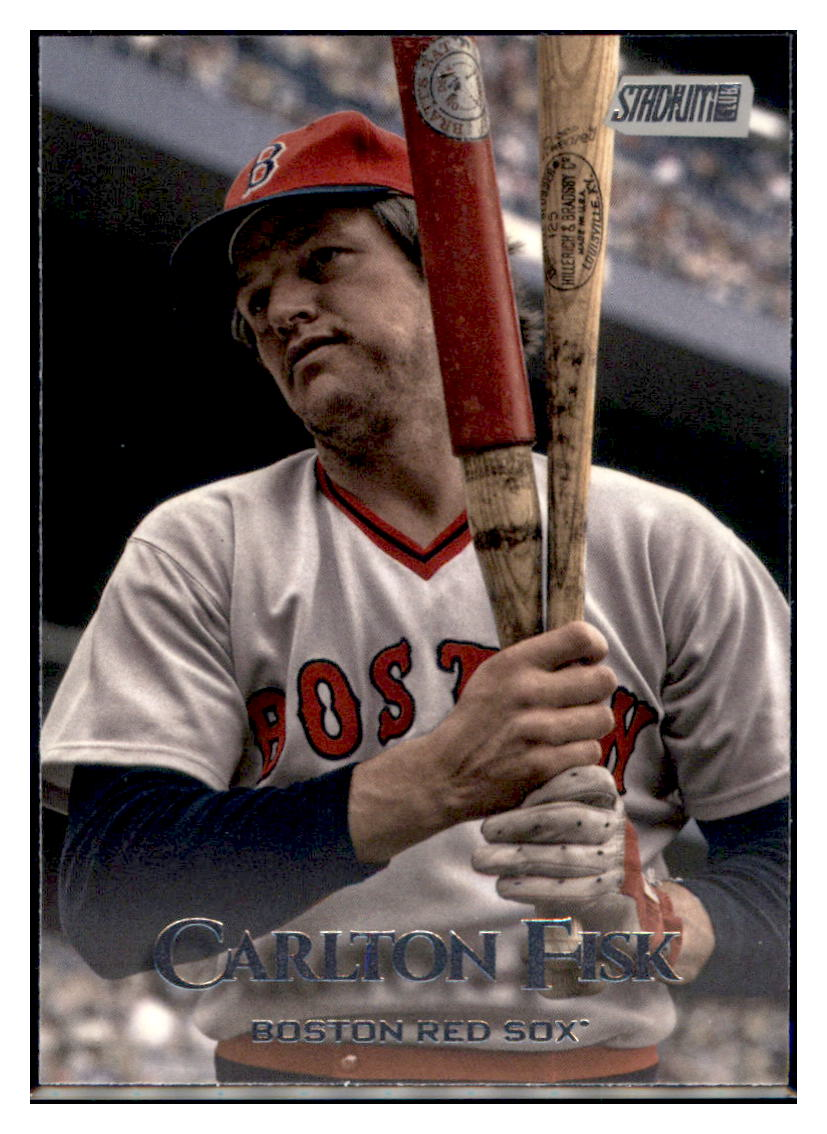 2019 Stadium Club Carlton Fisk    Boston Red Sox #208 Baseball Card   DBT1A simple Xclusive Collectibles   