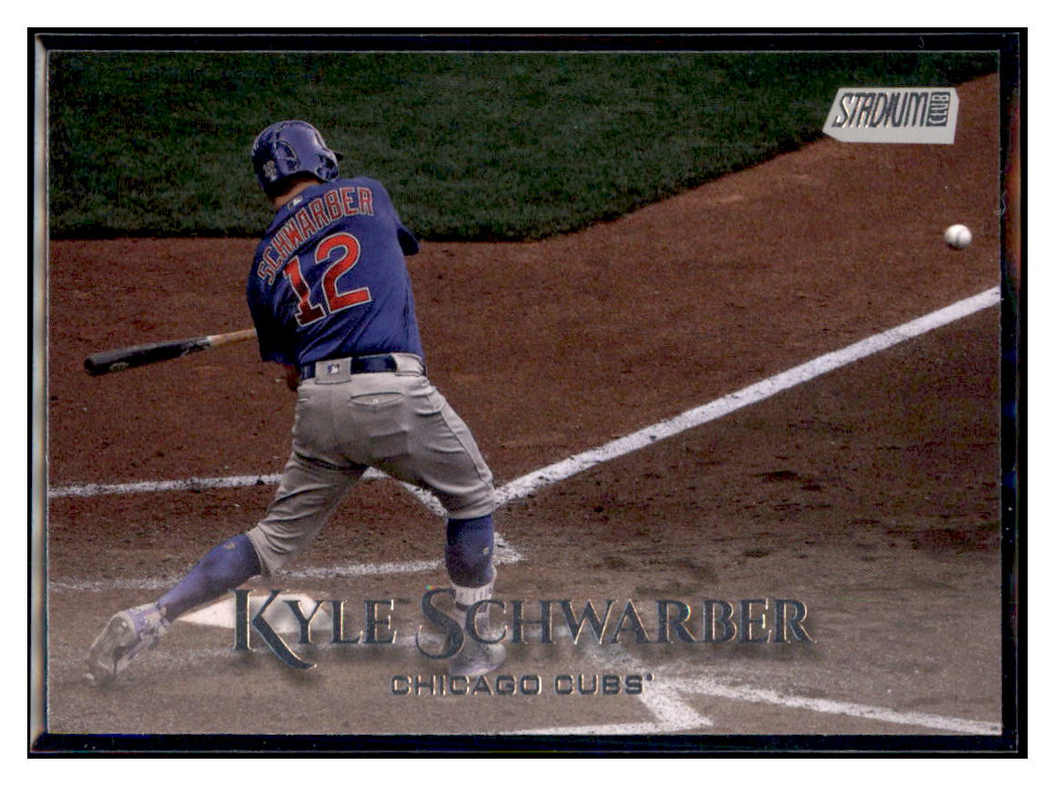 2019 Stadium Club Kyle Schwarber    Chicago Cubs #OBV-KS Baseball Card   DBT1A simple Xclusive Collectibles   