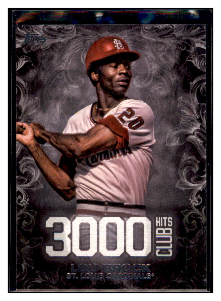 2016 Topps Update Lou Brock
  3,000 Hits Club  St. Louis Cardinals
  Baseball Card DPT1C simple Xclusive Collectibles   