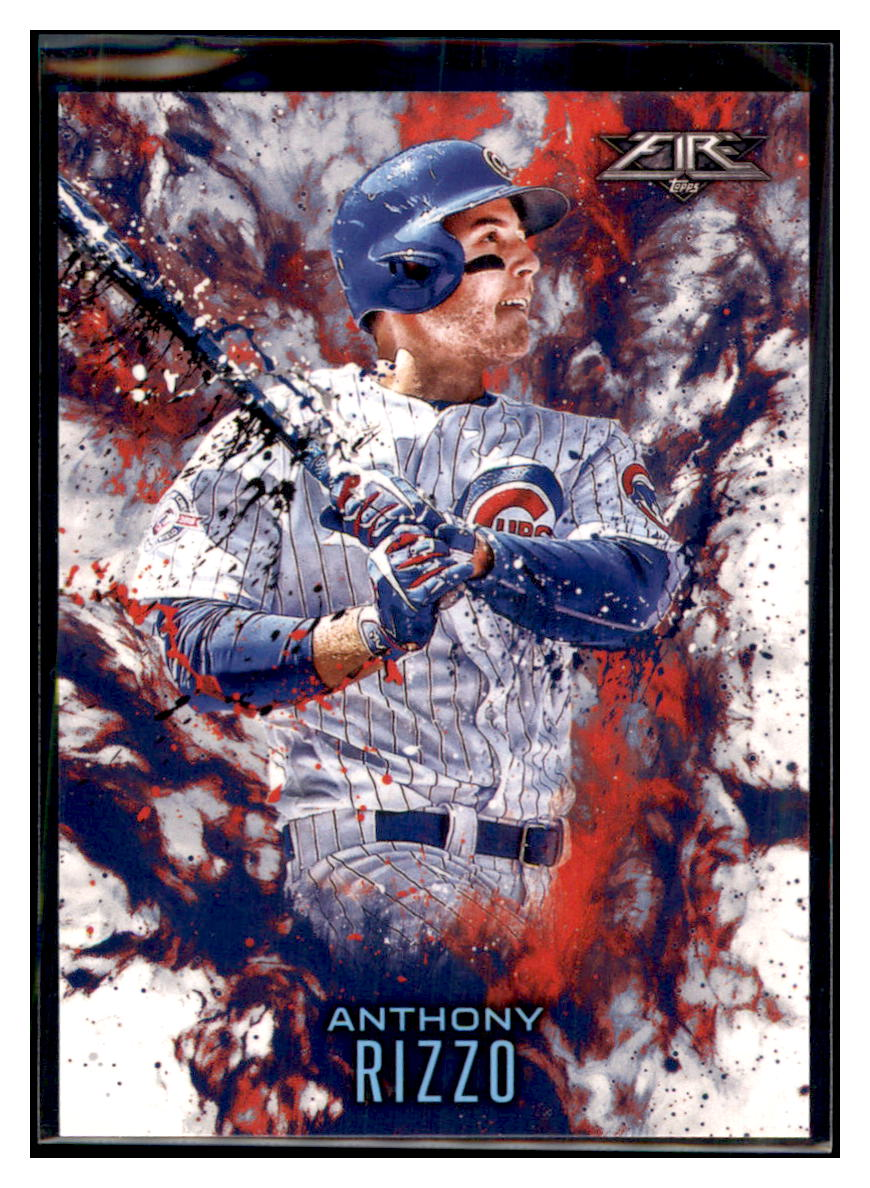 2016 Topps Update Anthony
  Rizzo Fire  Chicago Cubs Baseball Card
  DPT1C simple Xclusive Collectibles   