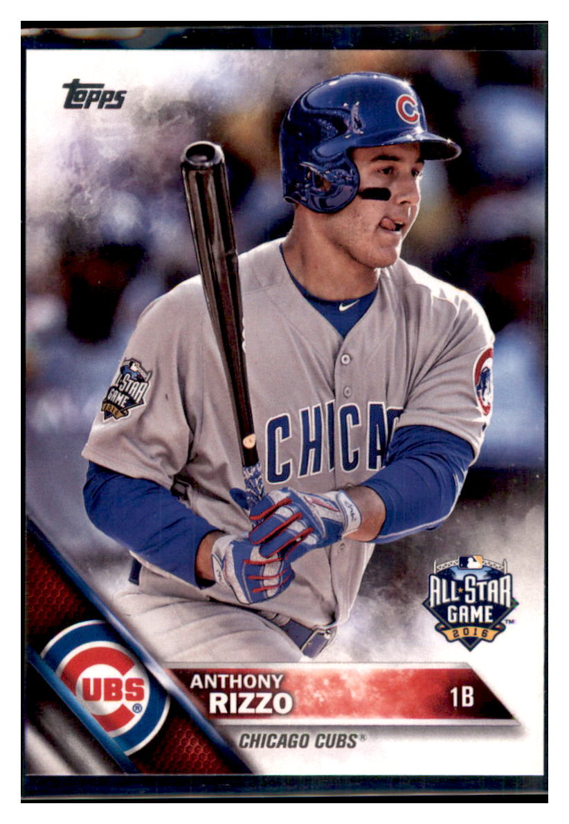 2016 Topps Update Anthony
  Rizzo   AS Chicago Cubs Baseball Card
  DPT1C simple Xclusive Collectibles   