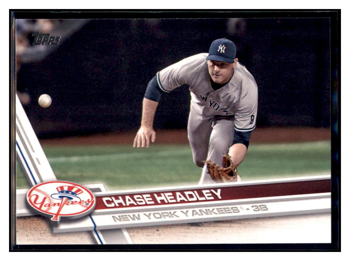 2017 Topps Chase Headley
  New York Yankees
  Baseball Card DPT1C simple Xclusive Collectibles   