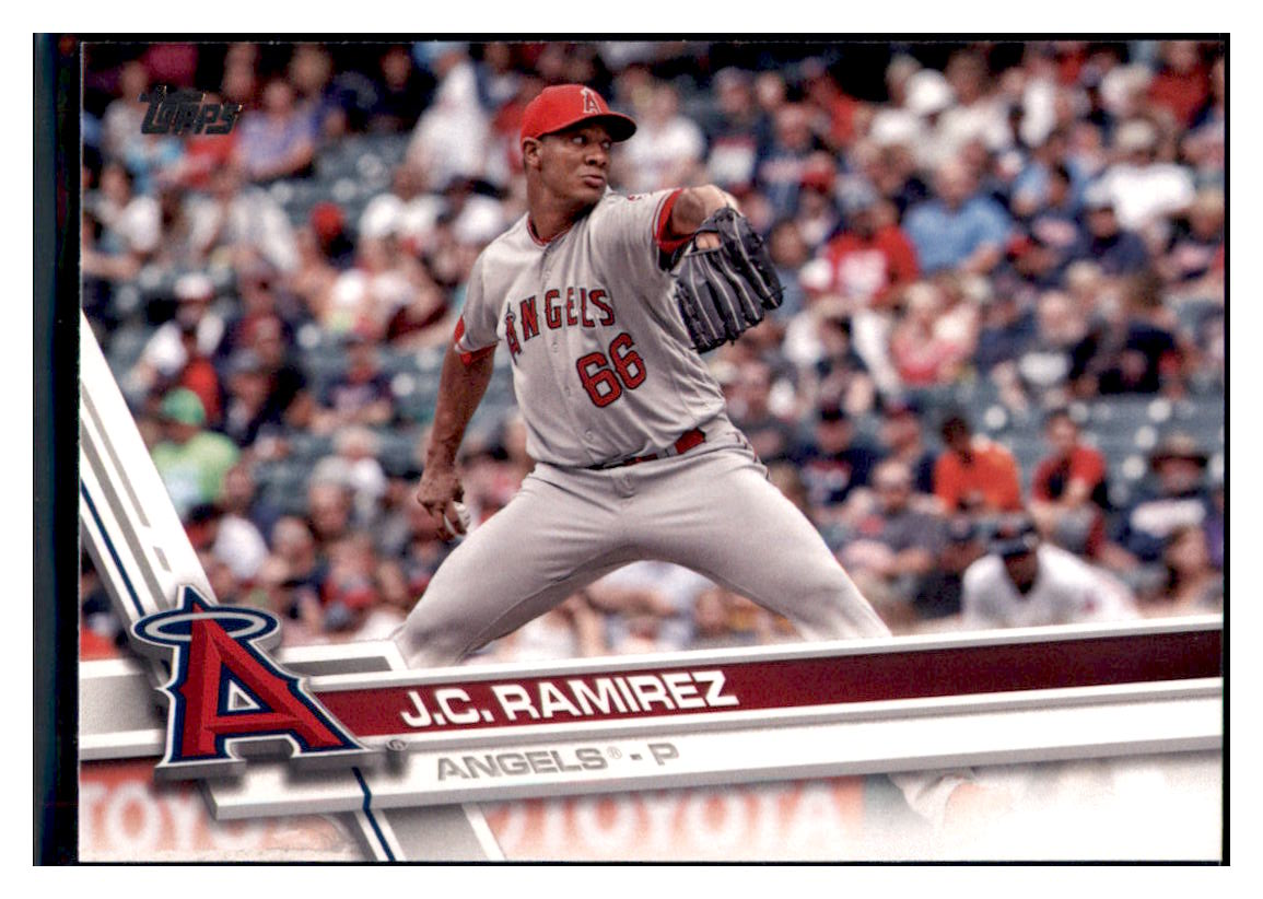 2017 Topps J.C. Ramirez   Los Angeles Angels Baseball Card DPT1C simple Xclusive Collectibles   