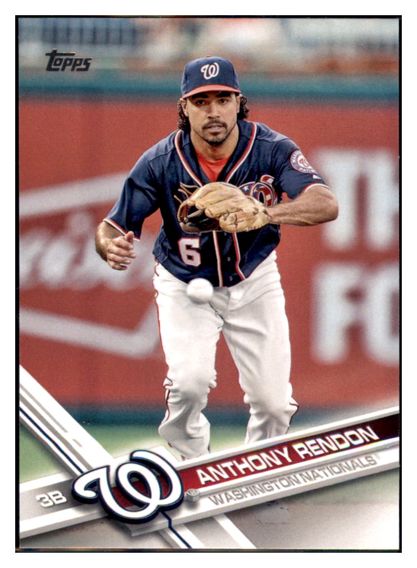 2017 Topps Anthony Rendon Washington
  Nationals Baseball Card DPT1C simple Xclusive Collectibles   