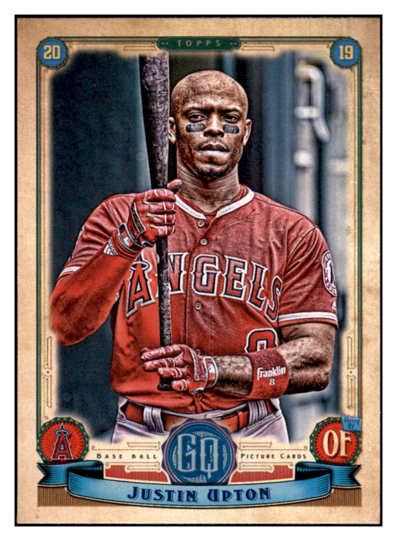 2019 Topps Gypsy Queen
  Justin Upton   Los Angeles Angels
  Baseball Card DPT1D simple Xclusive Collectibles   