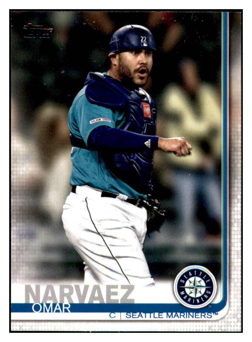 2019 Topps Update Omar
  Narvaez   Seattle Mariners Baseball
  Card DPT1D simple Xclusive Collectibles   
