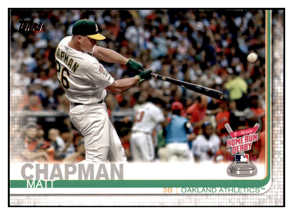 2019 Topps Update Matt
  Chapman   HRD Oakland Athletics
  Baseball Card DPT1D simple Xclusive Collectibles   