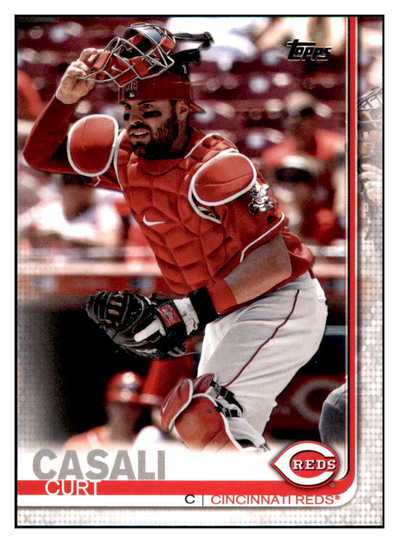 2019 Topps Update Curt
  Casali   Cincinnati Reds Baseball Card
  DPT1D_1b simple Xclusive Collectibles   