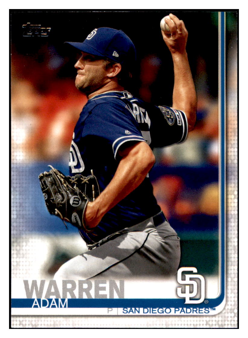 2019 Topps Update Adam
  Warren   San Diego Padres Baseball Card
  DPT1D simple Xclusive Collectibles   
