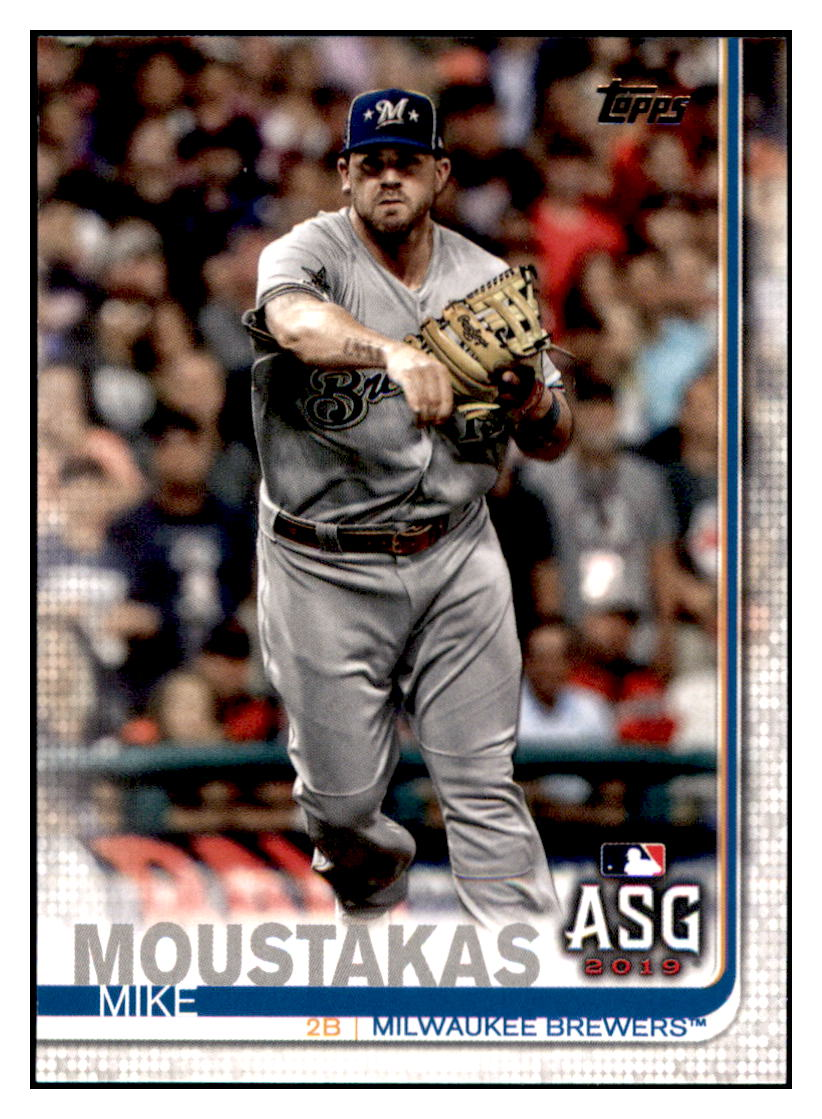 2019 Topps Update Mike
  Moustakas   ASG Milwaukee Brewers
  Baseball Card DPT1D simple Xclusive Collectibles   