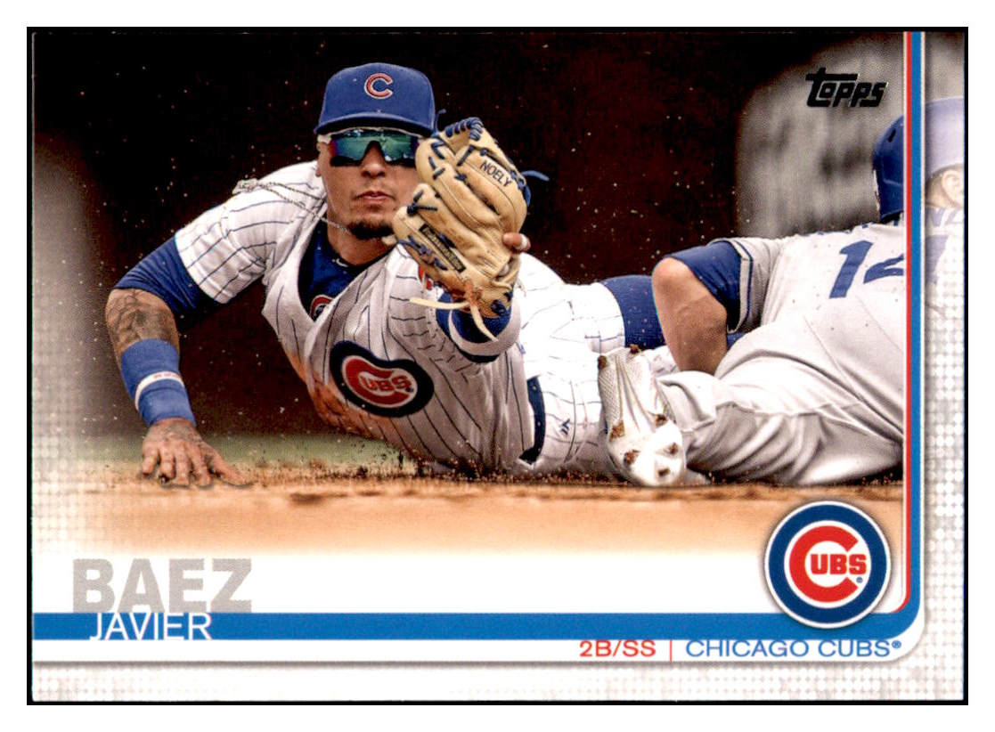 2019 Topps Javier Baez   Chicago Cubs Baseball Card DPT1D simple Xclusive Collectibles   