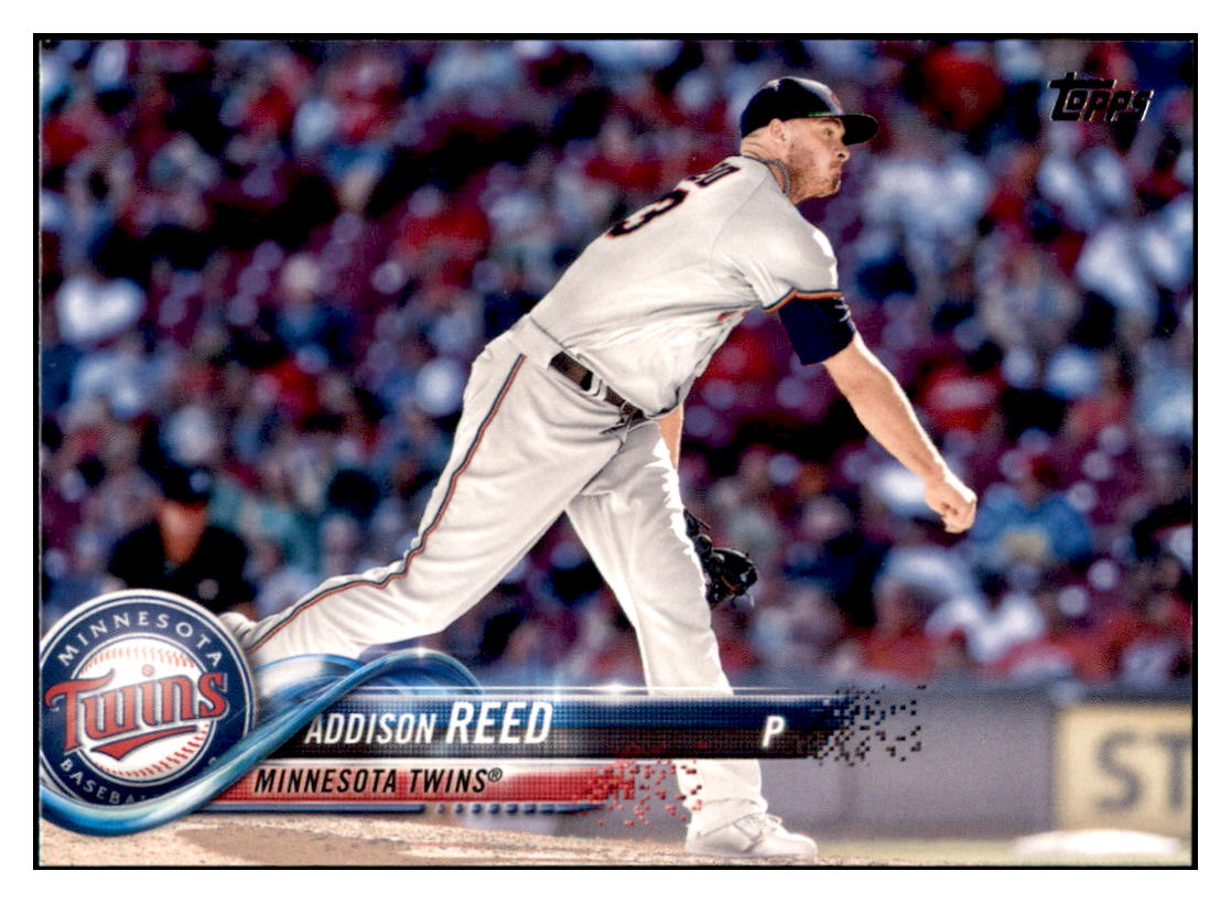 2018 Topps Addison Reed   Minnesota Twins Baseball Card DPT1D simple Xclusive Collectibles   