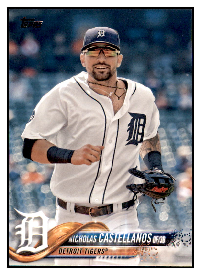 2018 Topps Nicholas
  Castellanos   Detroit Tigers Baseball
  Card DPT1D simple Xclusive Collectibles   