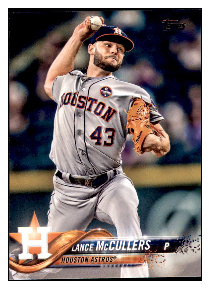 2018 Topps Lance
  McCullers   Houston Astros Baseball
  Card DPT1D simple Xclusive Collectibles   