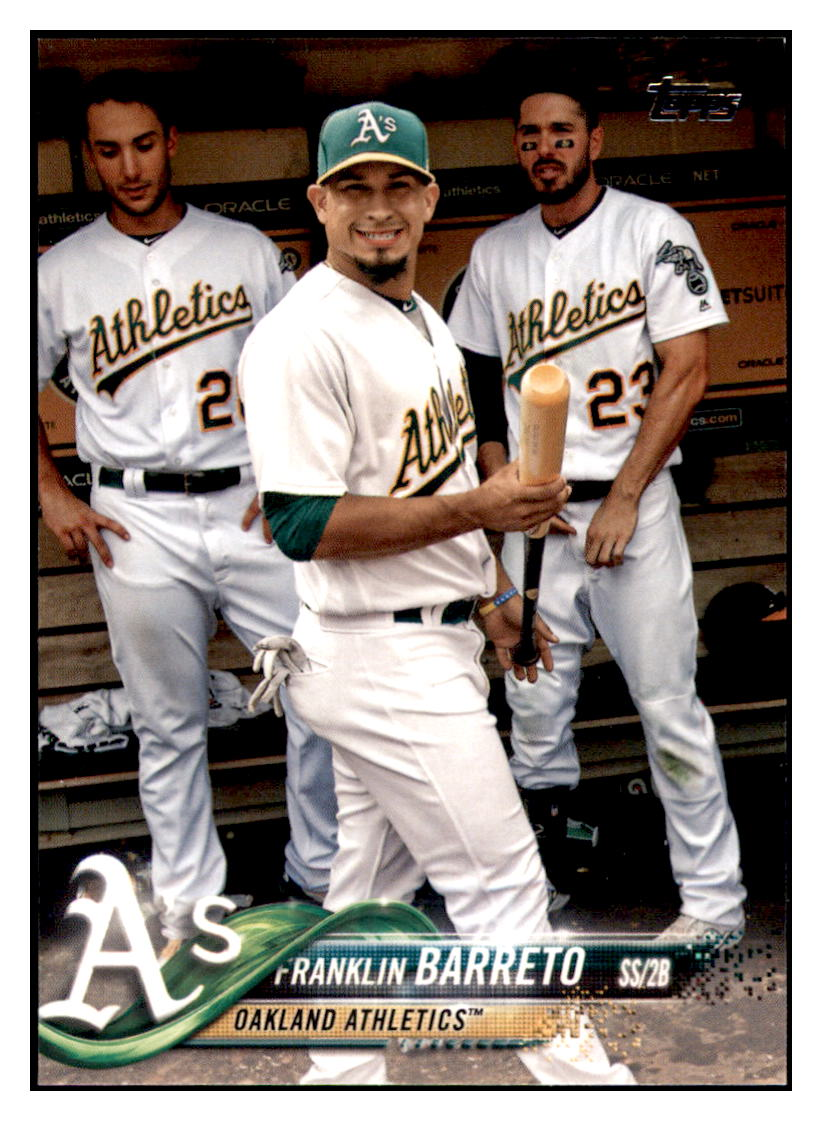 2018 Topps Franklin
  Barreto   Oakland Athletics Baseball
  Card DPT1D simple Xclusive Collectibles   