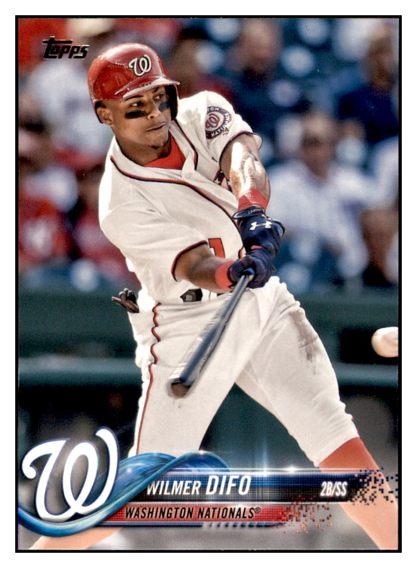 2018 Topps Wilmer Difo   Washington Nationals Baseball Card DPT1D simple Xclusive Collectibles   