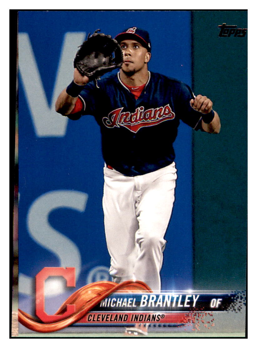 2018 Topps Michael
  Brantley   Cleveland Indians Baseball
  Card DPT1D simple Xclusive Collectibles   