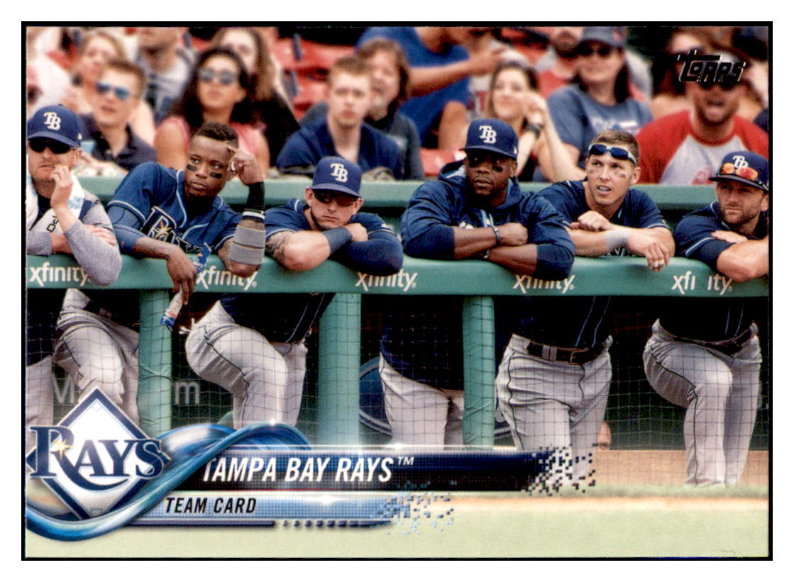 2018 Topps Tampa Bay Rays
  TC   Tampa Bay Rays Baseball Card DPT1D simple Xclusive Collectibles   