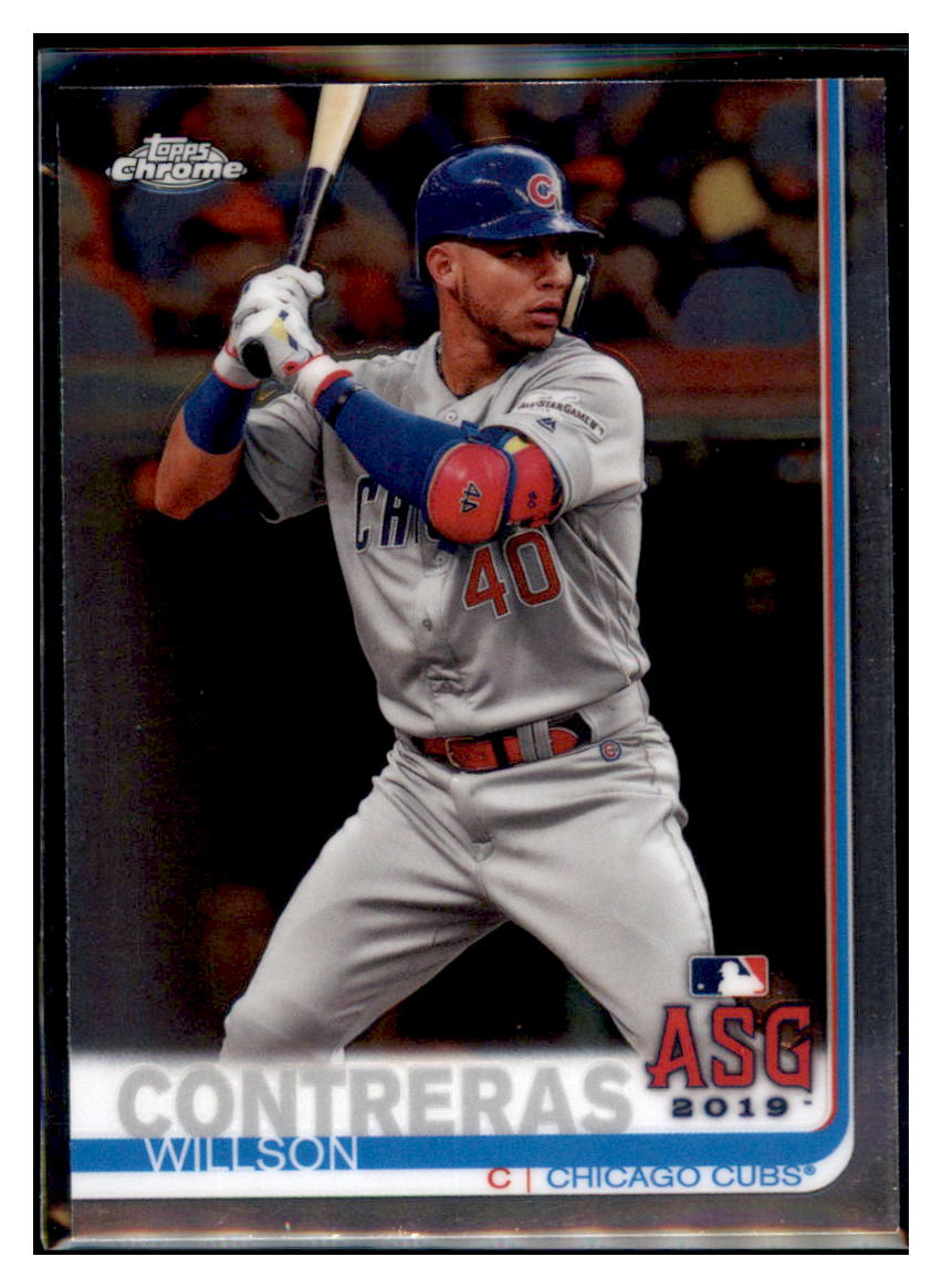 2019 Topps Chrome Update
  Edition Willson Contreras   ASG Chicago
  Cubs Baseball Card DPT1D simple Xclusive Collectibles   