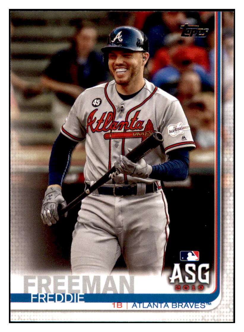 2019 Topps Chrome Update
  Edition Freddie Freeman   ASG Atlanta
  Braves Baseball Card DPT1D simple Xclusive Collectibles   