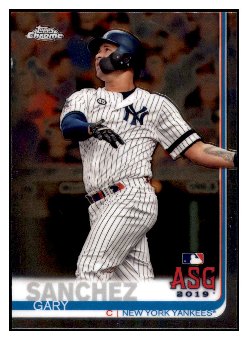 2019 Topps Chrome Update
  Edition Gary Sanchez   ASG New York
  Yankees Baseball Card DPT1D simple Xclusive Collectibles   