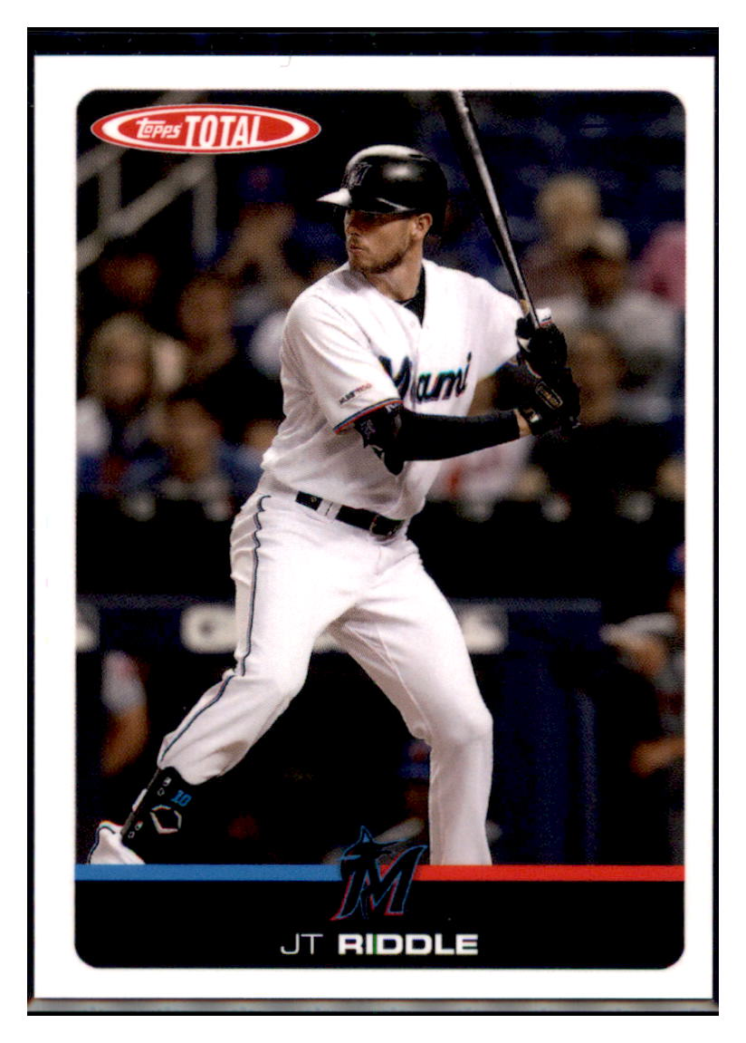 2019 Topps Total J.T.
  Riddle   Miami Marlins Baseball Card
  DPT1D simple Xclusive Collectibles   