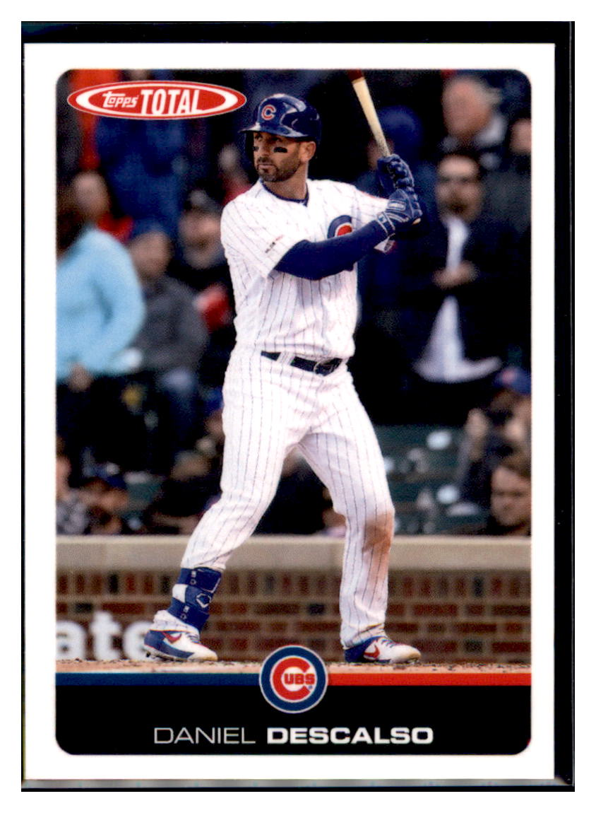 2019 Topps Total Daniel
  Descalso   Chicago Cubs Baseball Card
  DPT1D simple Xclusive Collectibles   