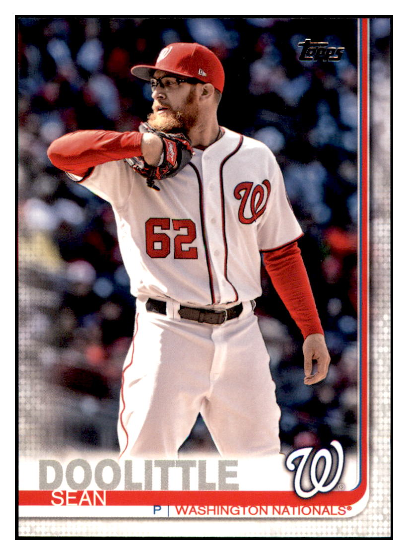 2019 Topps Sean
  Doolittle   Washington Nationals
  Baseball Card DPT1D simple Xclusive Collectibles   