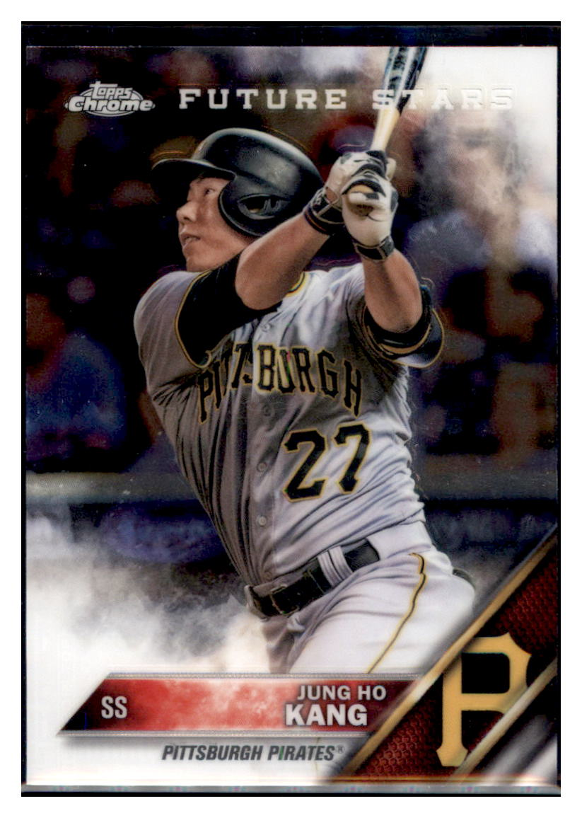 2016 Topps Chrome Jung Ho
  Kang   FS Pittsburgh Pirates Baseball
  Card DPT1D simple Xclusive Collectibles   