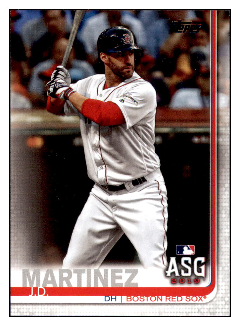 2019 Topps Update J.D.
  Martinez   ASG Boston Red Sox Baseball
  Card DPT1D simple Xclusive Collectibles   