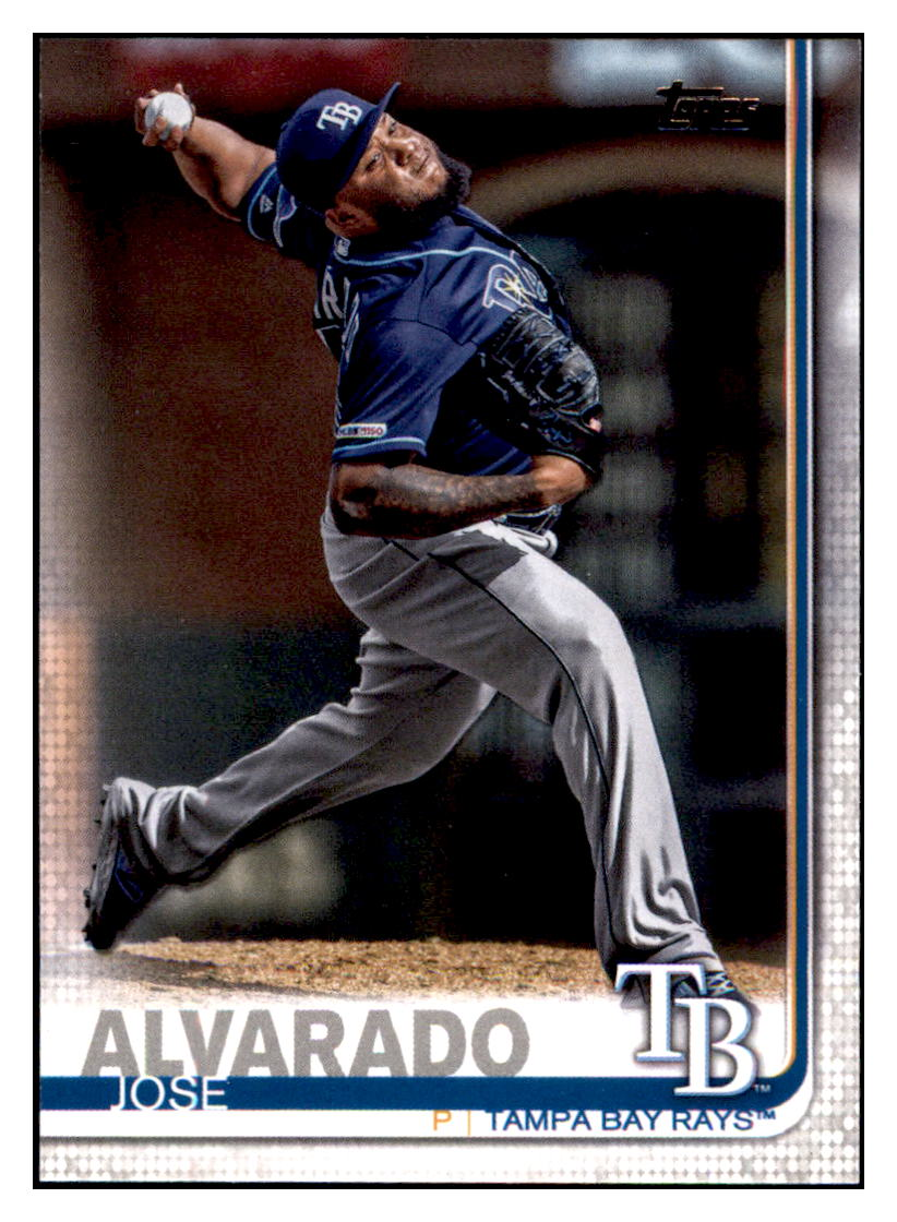2019 Topps Update Jose
  Alvarado   Tampa Bay Rays Baseball Card
  DPT1D simple Xclusive Collectibles   