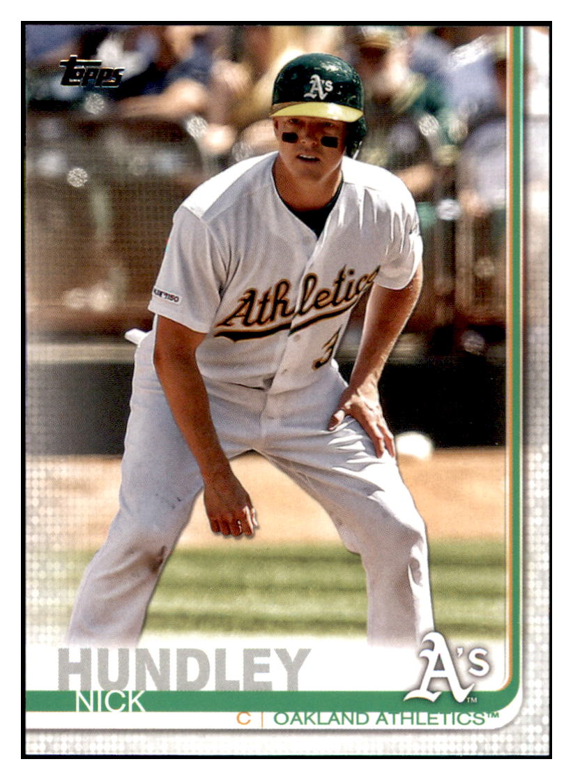 2019 Topps Update Nick
  Hundley   Oakland Athletics Baseball
  Card DPT1D simple Xclusive Collectibles   