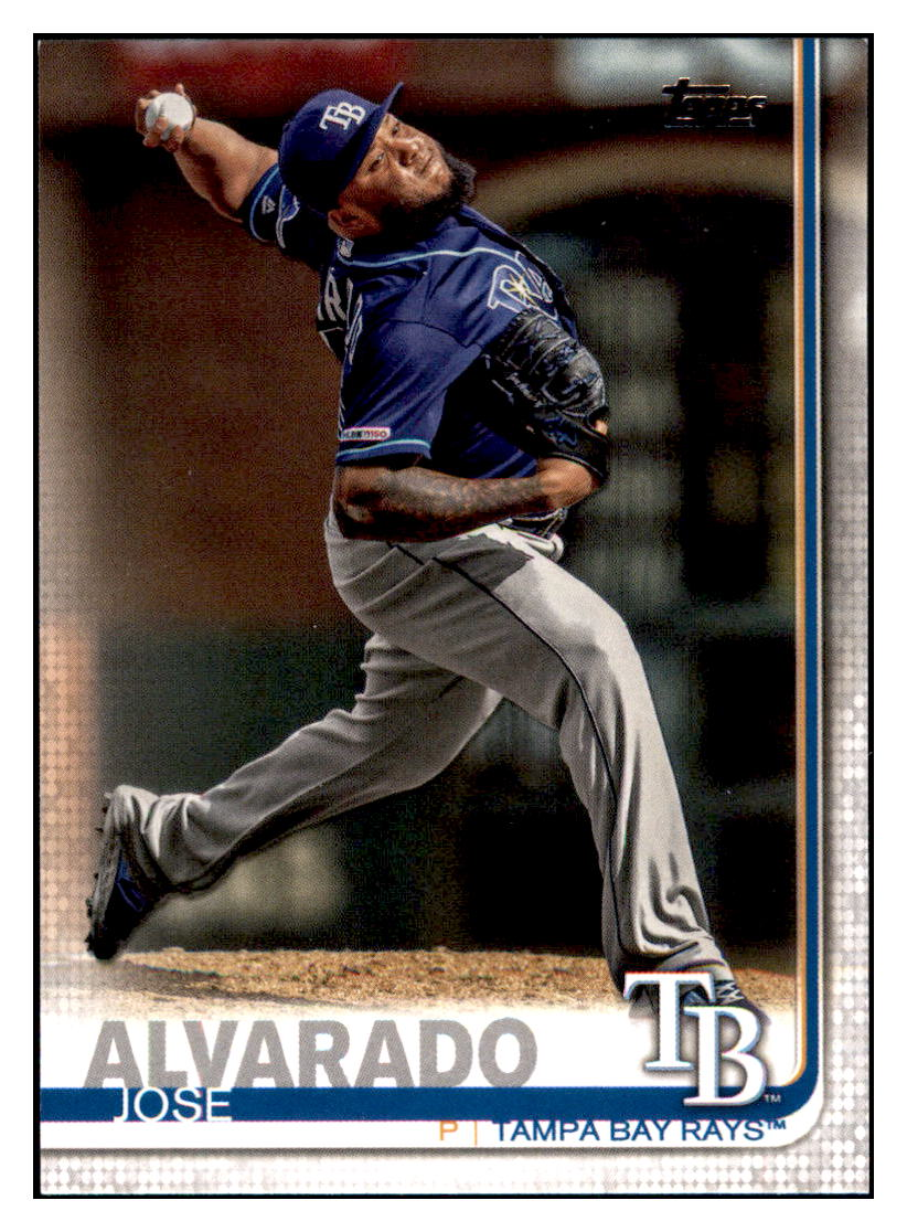 2019 Topps Update Jose
  Alvarado 150th Anniversary  Tampa Bay
  Rays Baseball Card DPT1D simple Xclusive Collectibles   