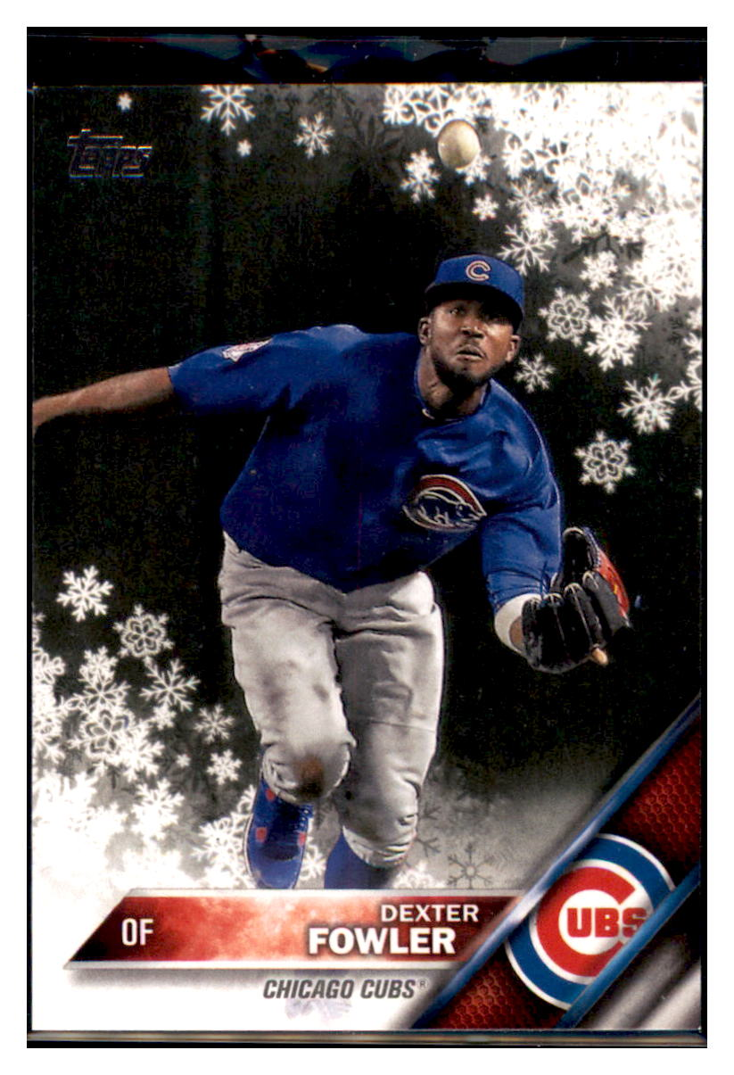 2016 Topps Holiday Dexter
  Fowler   Chicago Cubs Baseball Card
  DPT1D simple Xclusive Collectibles   