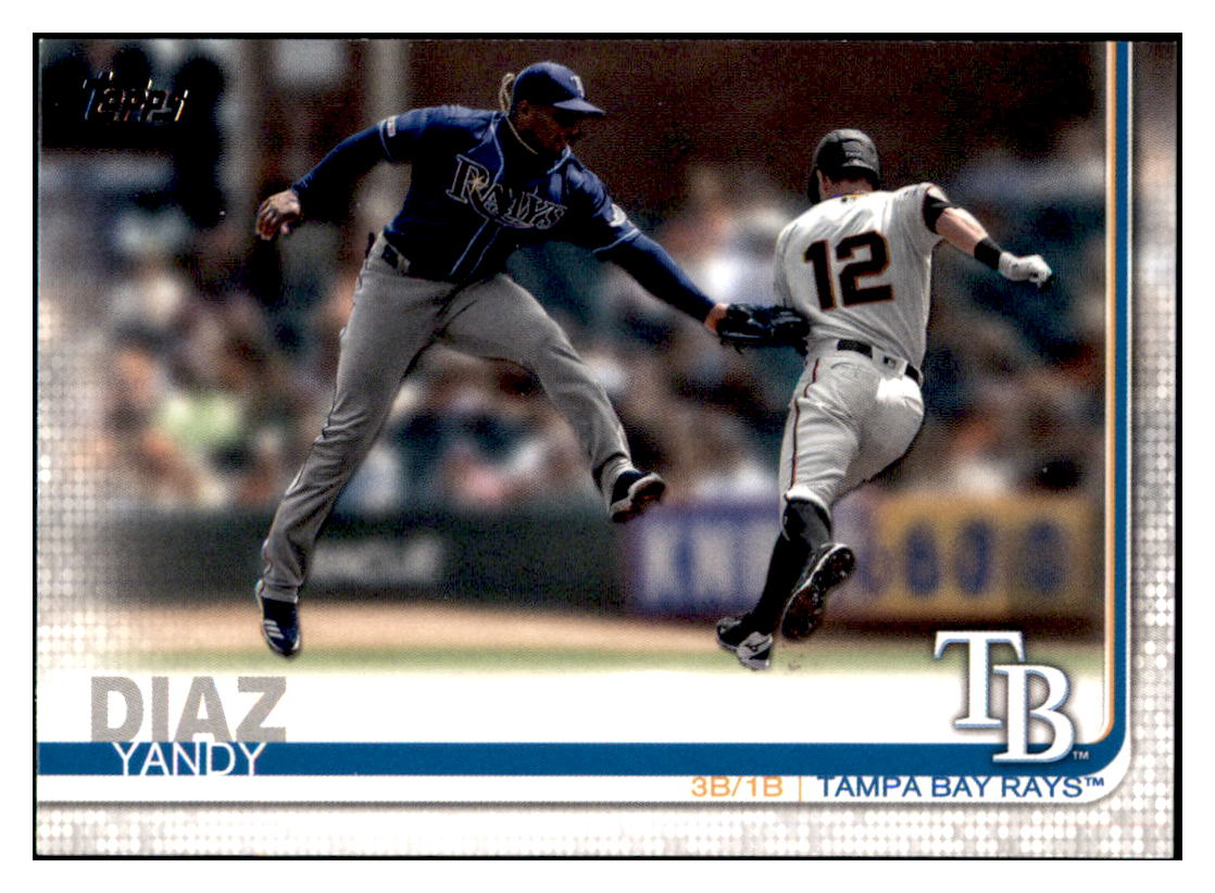 2019 Topps Update Yandy
  Diaz   Tampa Bay Rays Baseball Card
  DPT1D_1a simple Xclusive Collectibles   
