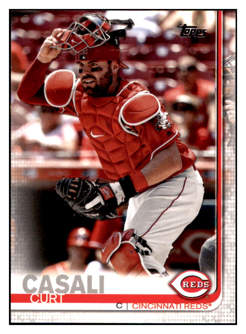 2019 Topps Update Curt
  Casali   Cincinnati Reds Baseball Card
  DPT1D_1a simple Xclusive Collectibles   
