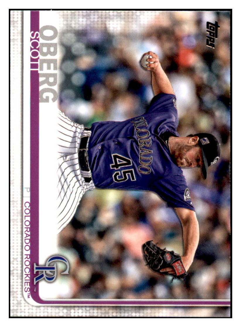 2019 Topps Update Scott
  Oberg   Colorado Rockies Baseball Card
  DPT1D simple Xclusive Collectibles   