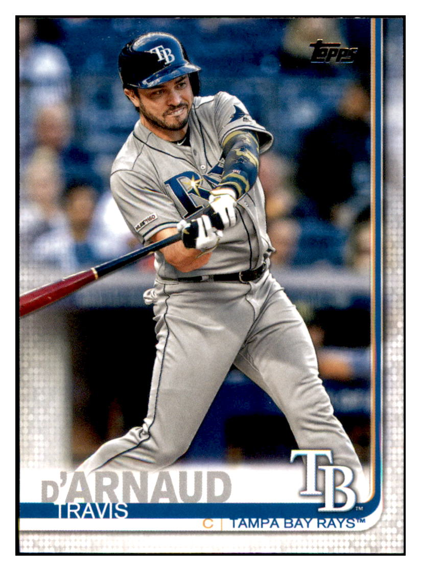 2019 Topps Update Travis
  d'Arnaud   Tampa Bay Rays Baseball Card
  DPT1D simple Xclusive Collectibles   