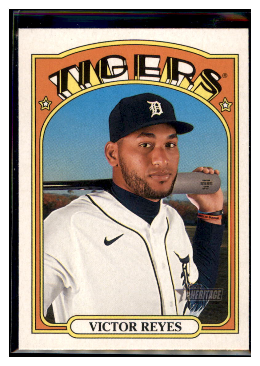 2021 Topps Heritage Victor
  Reyes   Detroit Tigers Baseball Card
  GMMGA simple Xclusive Collectibles   