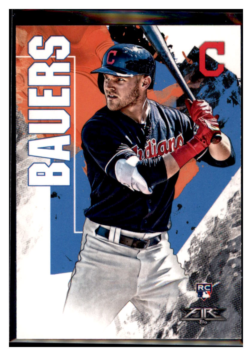 2019 Topps Fire Jake
  Bauers   RC Cleveland Indians Baseball
  Card GMMGA simple Xclusive Collectibles   