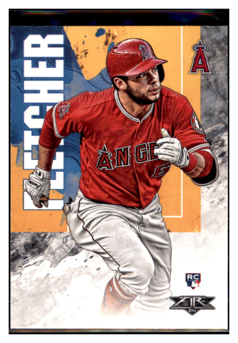 2019 Topps Fire David
  Fletcher   RC Los Angeles Angels
  Baseball Card GMMGA simple Xclusive Collectibles   