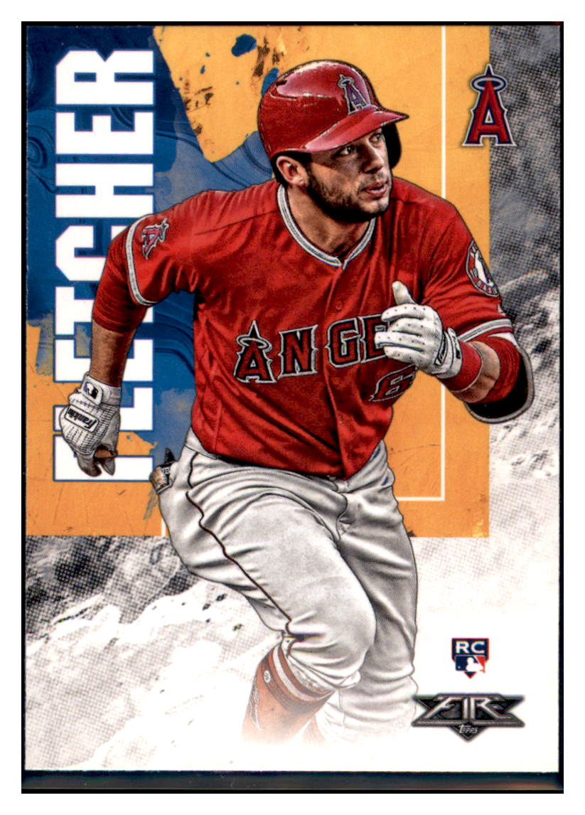 2019 Topps Fire David
  Fletcher   RC Los Angeles Angels
  Baseball Card GMMGA_1a simple Xclusive Collectibles   