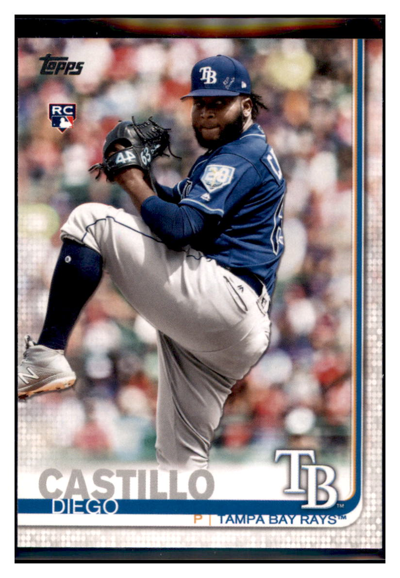 2019 Topps Diego
  Castillo   RC Tampa Bay Rays Baseball
  Card GMMGA simple Xclusive Collectibles   
