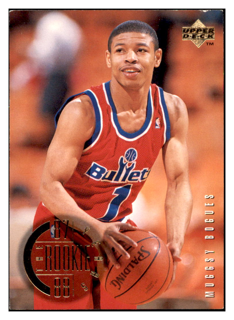1995 Upper Deck Muggsy
  Bogues   ROO Washington Bullets
  Basketball Card GMMGA simple Xclusive Collectibles   