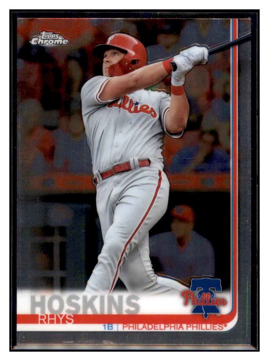 2019 Topps Chrome Rhys
  Hoskins   Philadelphia Phillies
  Baseball Card GMMGA simple Xclusive Collectibles   