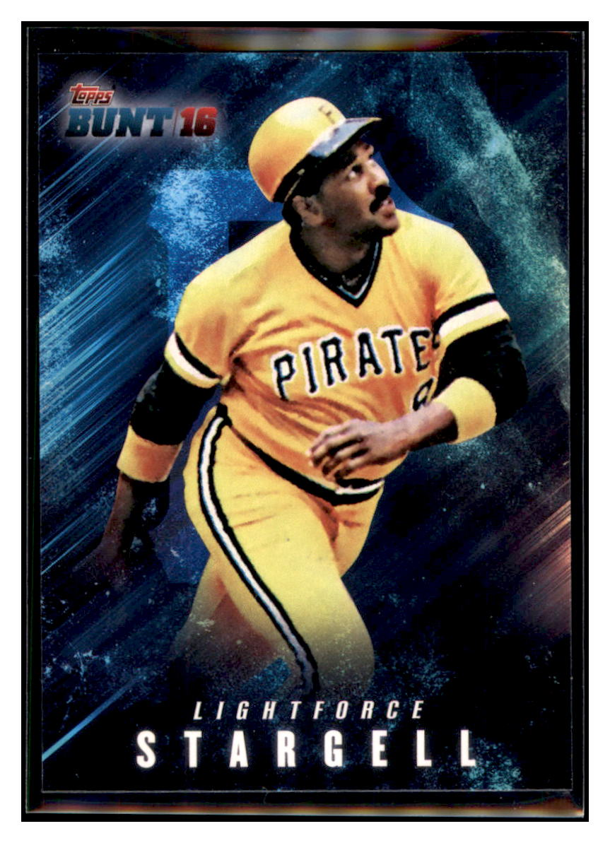 2016 Topps Bunt Willie
  Stargell Light Force  Pittsburgh
  Pirates Baseball Card GMMGA simple Xclusive Collectibles   